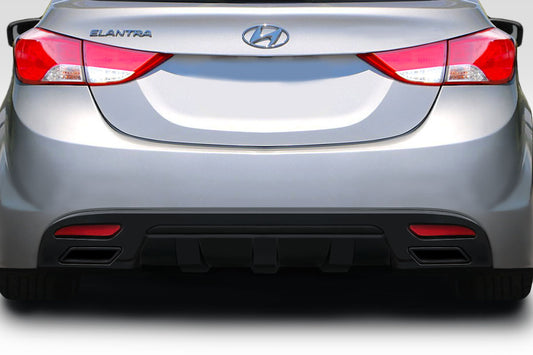 2011-2013 Hyundai Elantra Duraflex SQR Rear Diffuser - 1 Piece