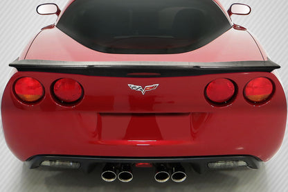 2005-2013 Chevrolet Corvette C6 Carbon Creations Flow Wave Rear Wing Spoiler - 1 Piece