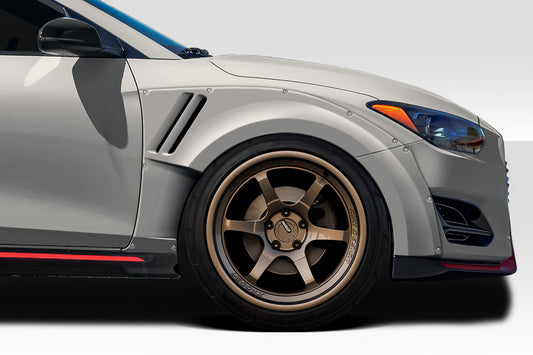 2019-2023 Hyundai Veloster N Duraflex Aerotune Front Fender Flares - 6 Pieces