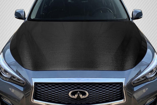 2014-2023 Infiniti Q50 Carbon Creations OEM Look Hood - 1 Piece