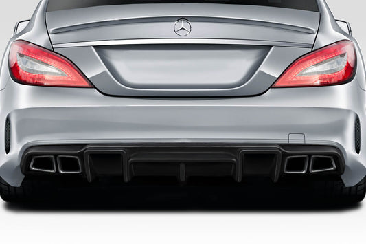 2012-2018 Mercedes W218 CLS63 Duraflex Heaves Rear Diffuser - 1 Piece