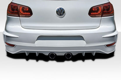 2010-2014 Volkswagen Golf GTI Duraflex Rabbet Rear Bumper- 1 Piece