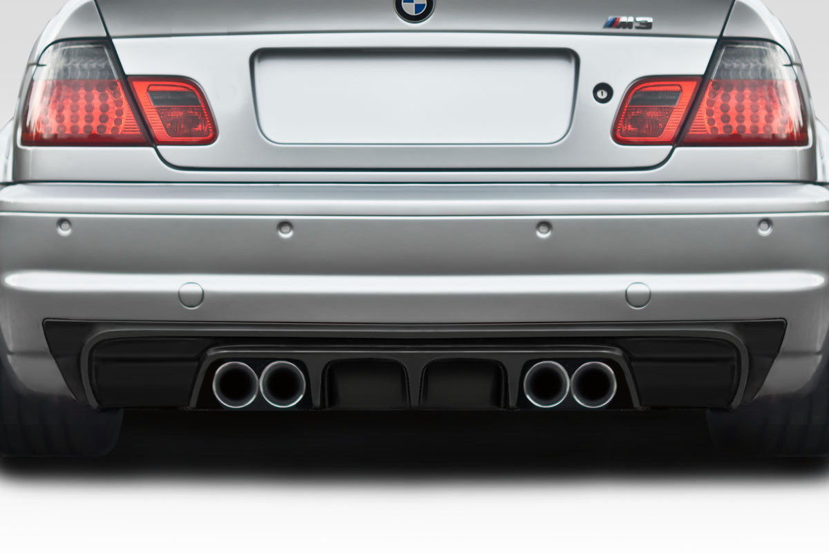 2000-2006 BMW 3 Series M3 E46 2DR Duraflex GT Tune Rear Diffuser- 1 Piece