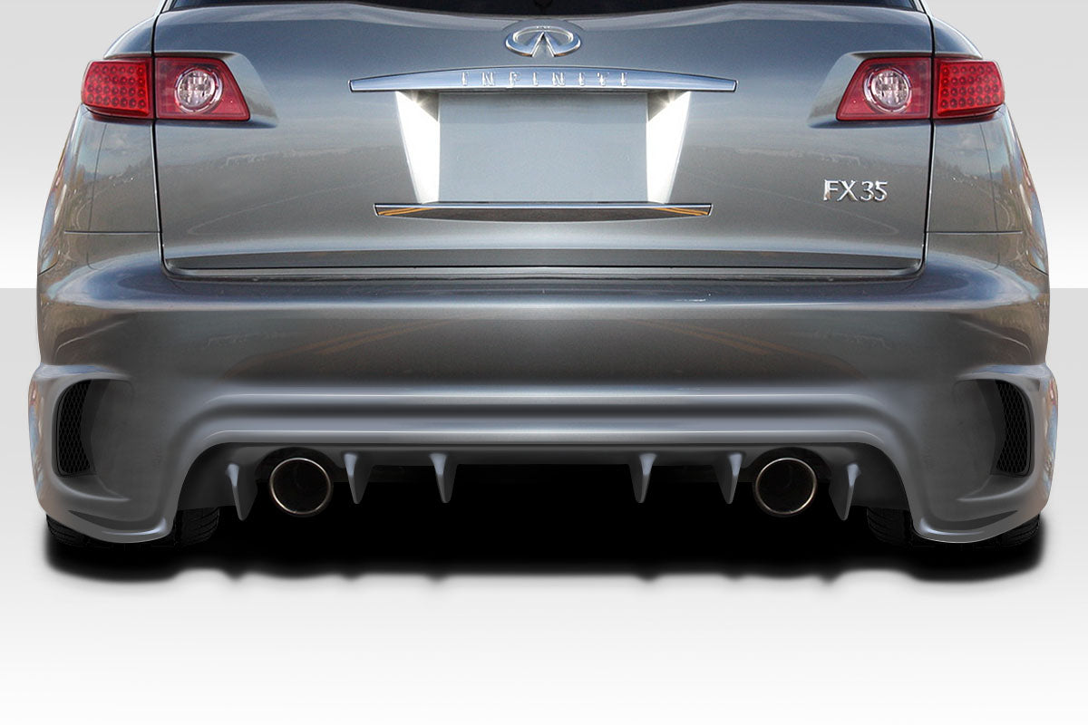 2003-2008 Infiniti FX35 FX45 S50 Duraflex Samba Rear Bumper- 1 Piece