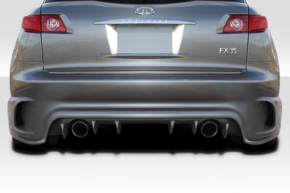 2003-2008 Infiniti FX35 FX45 S50 Duraflex Samba Rear Bumper- 1 Piece