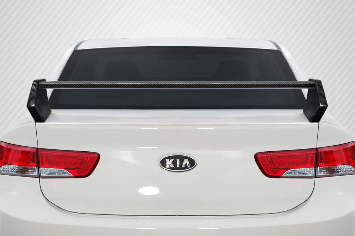 2010-2013 Kia Forte Carbon Creations Soya Rear Wing Spoiler - 3 Pieces