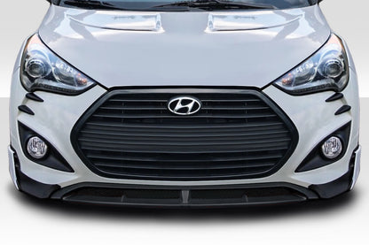 2012-2017 Hyundai Veloster Turbo Duraflex Minda Front Lip Spoiler Air Dam - 3 Piece