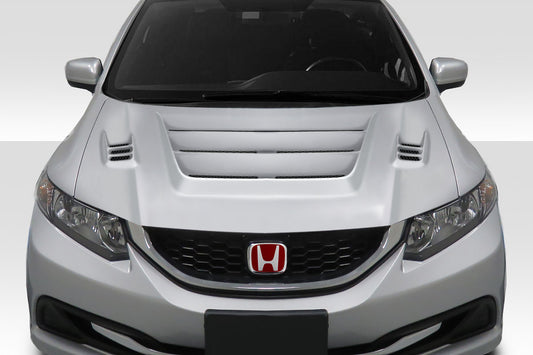 2012-2015 Honda Civic 4DR Duraflex Kina Hood - 1 Piece