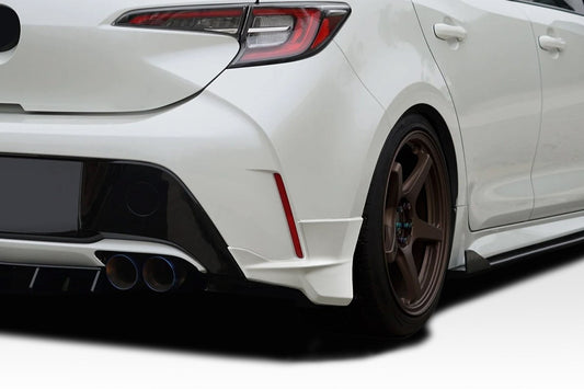 2019-2023 Toyota Corolla Hatchback Duraflex Medula Rear Lip Add on Spoilers - 2 Pieces