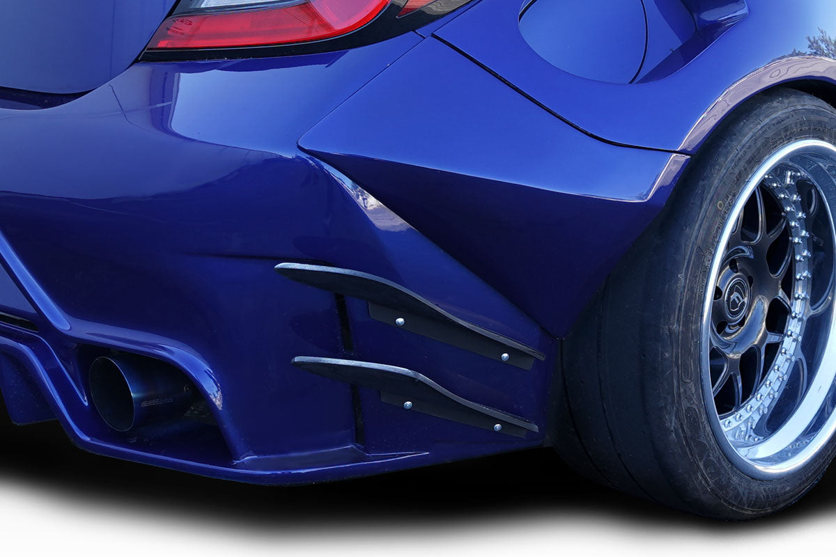 2022-2023 Toyota GR86 / Subaru BRZ Duraflex GT Competition Rear Bumper Canards - 4 Pieces