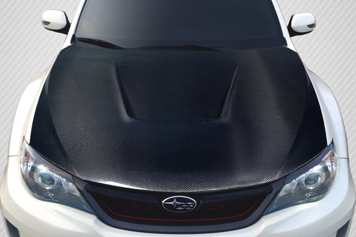 2008-2011 Subaru Impreza 2008-2014 WRX STI Carbon Creations Vortex Hood - 1 Piece