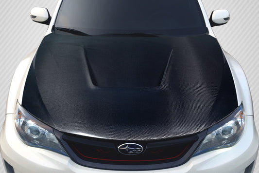 2008-2011 Subaru Impreza 2008-2014 WRX STI Carbon Creations Vortex Hood - 1 Piece