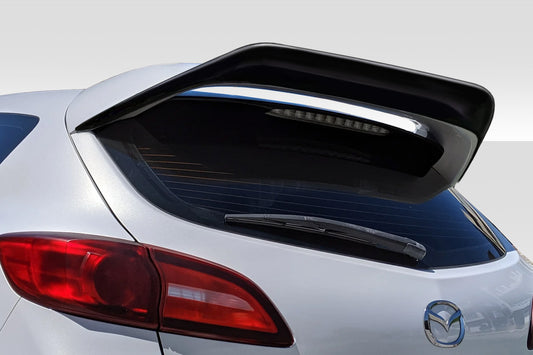 2010-2013 Mazda Mazdaspeed 3 Duraflex Pacer Rear Wing Spoiler Extension - 1 Piece