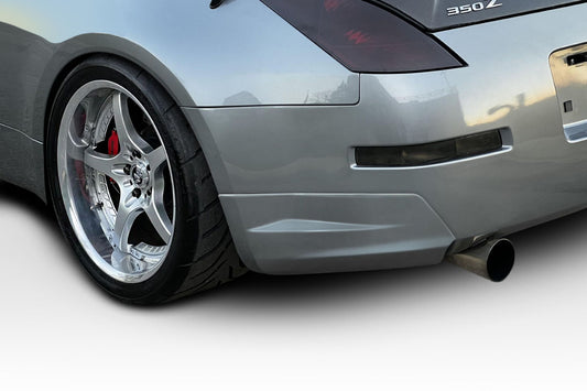 2003-2008 Nissan 350Z Z33 Duraflex Lexer Rear Lip Add on Spoilers - 2 Pieces