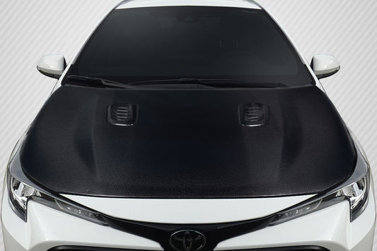 2023-2023 Toyota Corrolla Hatchback GR Carbon Creations OEM Look Hood - 1 Piece