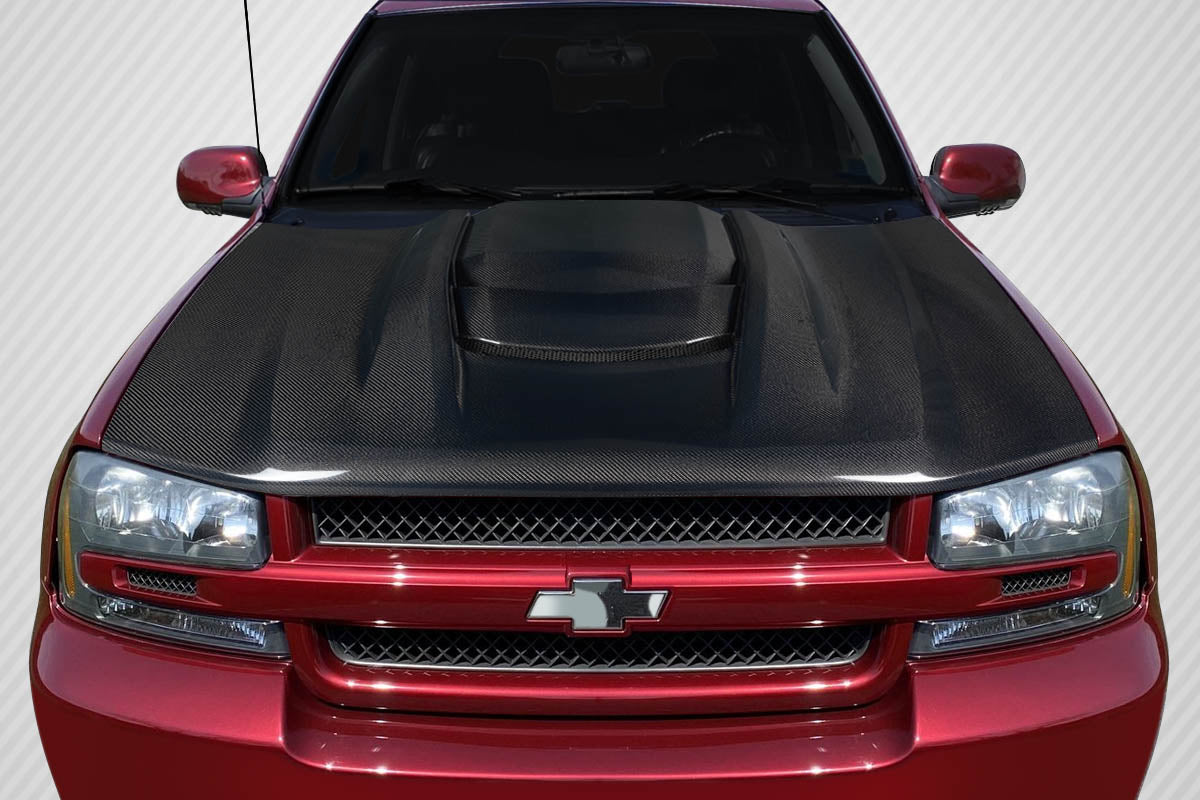 2002-2008 Chevrolet Trailblazer Carbon Creations ZR1 V2 Look Hood - 1 Piece