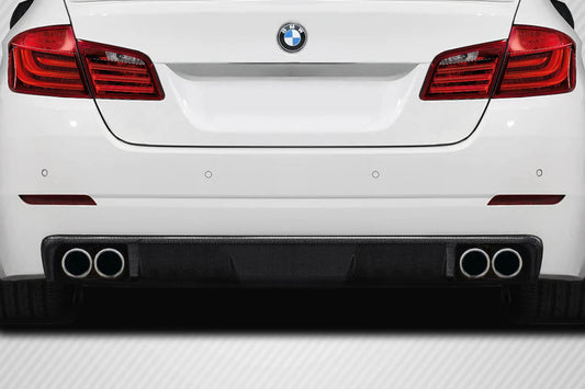 2011-2016 BMW 5 Series F10 4DR Carbon Creations Wave Rear Diffuser - 1 Piece