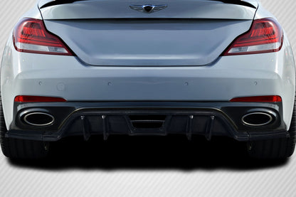 2019-2023 Genesis G70 Carbon Creations Meller Rear Diffuser - 3 Piece