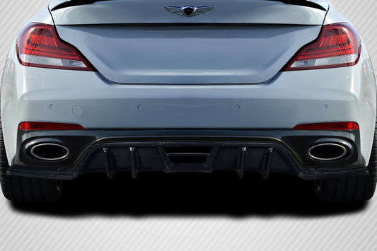 2019-2023 Genesis G70 Carbon Creations Meller Rear Diffuser - 3 Piece