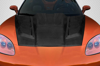 2005-2013 Chevrolet Corvette C6 Carbon Creations Geo6ix Dritech ZR Edition 2 Hood - 1 Piece