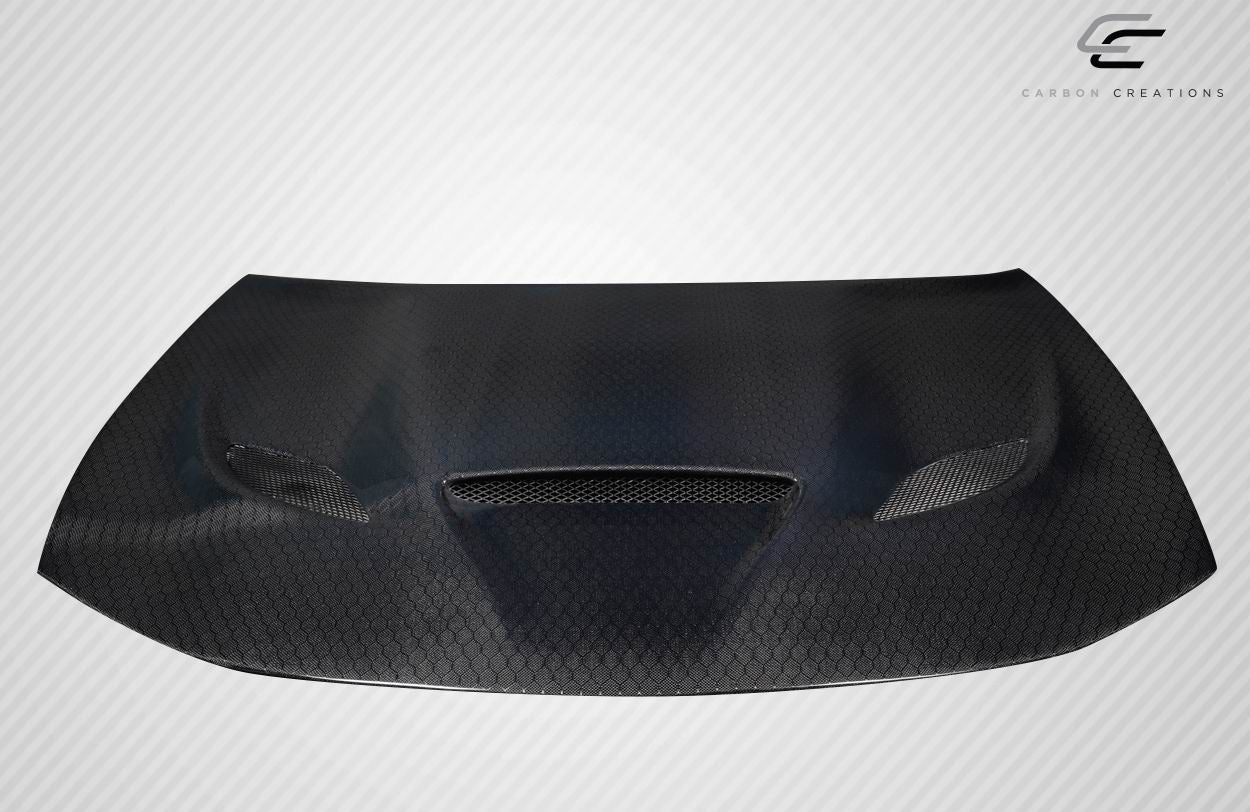 2015-2023 Dodge Charger Carbon Creations Geo6ix Dritech Hellcat Look Hood - 1 Piece