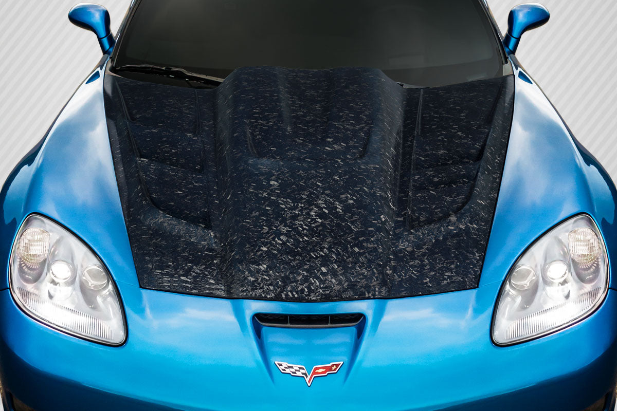 2005-2013 Chevrolet Corvette C6 Carbon Creations AeroForge Dritech ZR Edition 2 Hood - 1 Piece