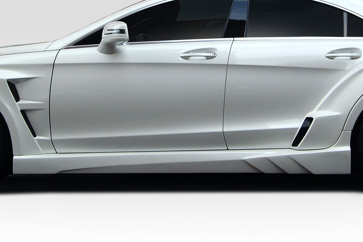 2012-2018 Mercedes CLS Class W218 Duraflex Vector Wide Body Side Skirt Rocker Panel - 2 Pieces