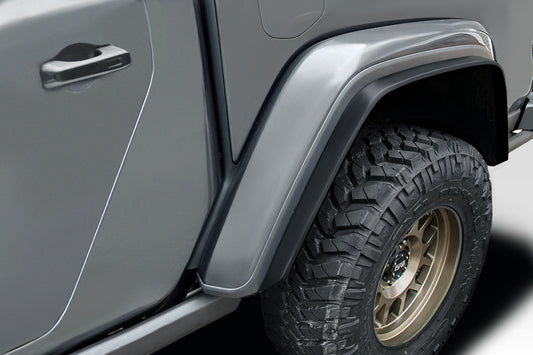 2020-2023 Jeep Gladiator Rubicon / Mojave Duraflex Duster Rear Fender Flare Add Ons - 2 Pieces