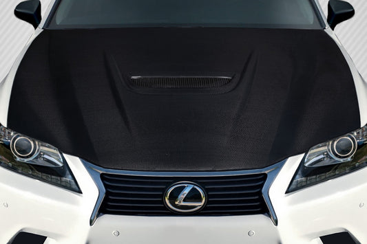 2013-2015 Lexus GS Series G200 GS300 GS350 GS450 GS450H Carbon Creations Alpine Hood - 2 Pieces