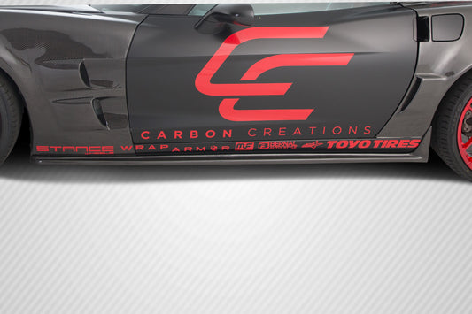 2005-2013 Chevrolet Corvette C6 Carbon Creations ZR Edition Side Skirts Rocker Panels - 2 Piece