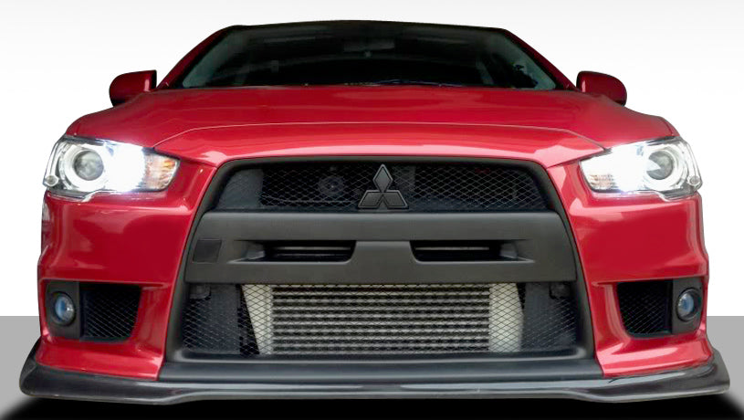 2008-2015 Mitsubishi Lancer Evolution 10 Duraflex JDP Style Front Lip - 1 Piece