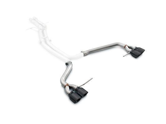 AWE Track Edition Axle-back Exhaust for Porsche Macan S / GTS / Turbo - Diamond Black 102mm Tips