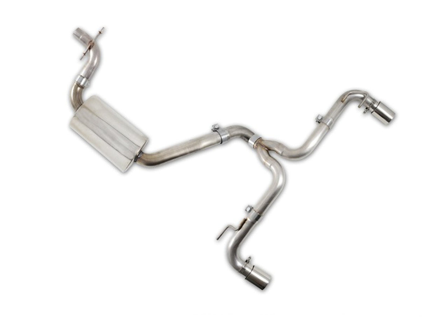 AWE Performance Catback Exhaust for Mk6 GTI - Chrome Silver Round Tips