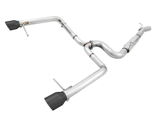 AWE Track Edition Exhaust for VW Golf Alltrack / Sportwagen 4Motion - Diamond Black Tips