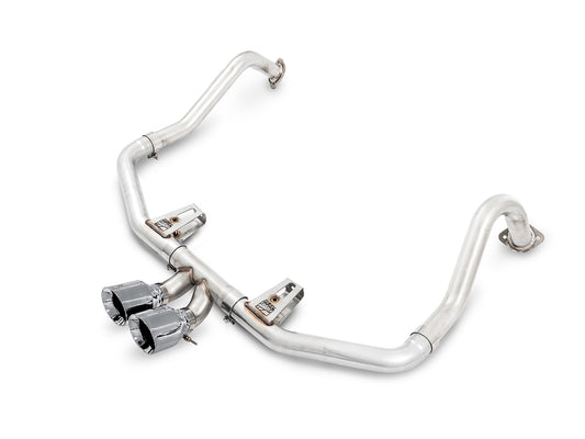 AWE Track Edition Exhaust for Porsche 718 Boxster / Cayman - Chrome Silver Tips