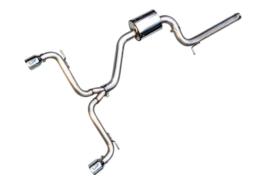 AWE Track Edition Exhaust for VW MK7 GTI - Chrome Silver Tips