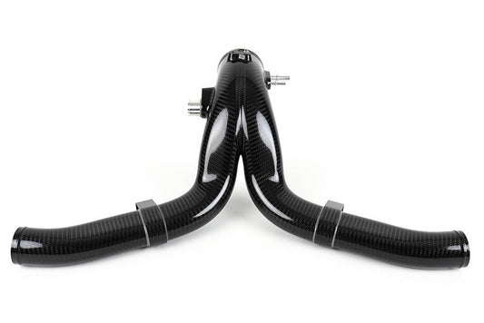 IPD 991.2 Turbo Non-S/S Carbon High Flow Y-Pipe (‘17-’19): Power Gains TBD  Direct Bolt-on Replacement / No Mods Necessary