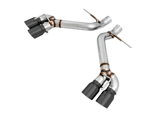 AWE Track Edition Axle-back Exhaust for Gen6 Camaro SS / ZL1 / LT1 - Diamond Black Tips (Quad Outlet)