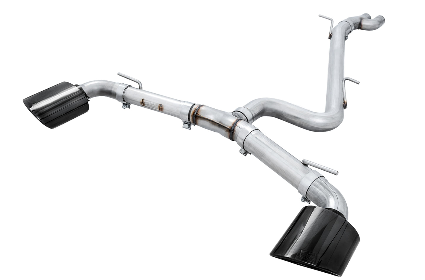 AWE Track Edition Exhaust for Audi 8V RS 3 - Diamond Black RS-style Tips