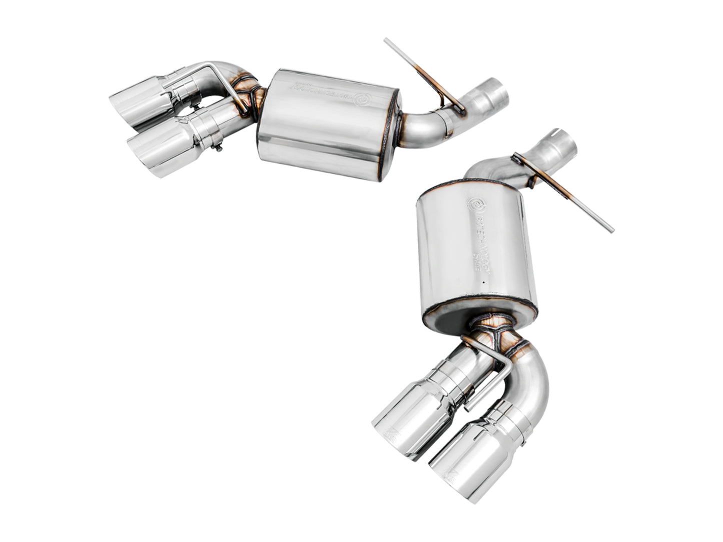 AWE Touring Edition Axle-back Exhaust for Gen6 Camaro SS / ZL1 / LT1 - Chrome Silver Tips (Quad Outlet)