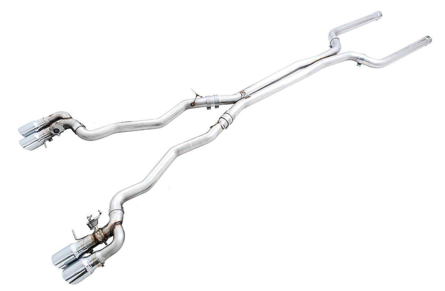 AWE SwitchPath™ Catback Exhaust for BMW F90 M5 - Chrome Silver Tips