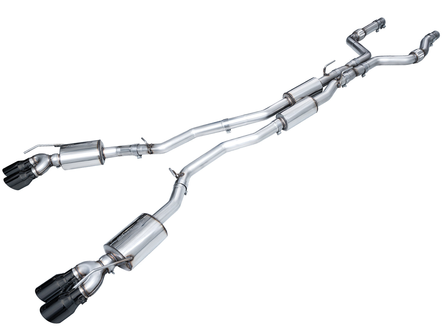 AWE Touring Edition Exhaust for Ford Explorer ST - Diamond Black Tips