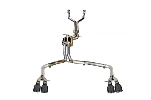 AWE Track Edition Exhaust for Audi C7 S7 4.0T - Diamond Black Tips