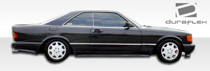 1981-1991 Mercedes S Class W126 2DR Duraflex AMG Look Side Skirts Rocker Panels - 4 Piece