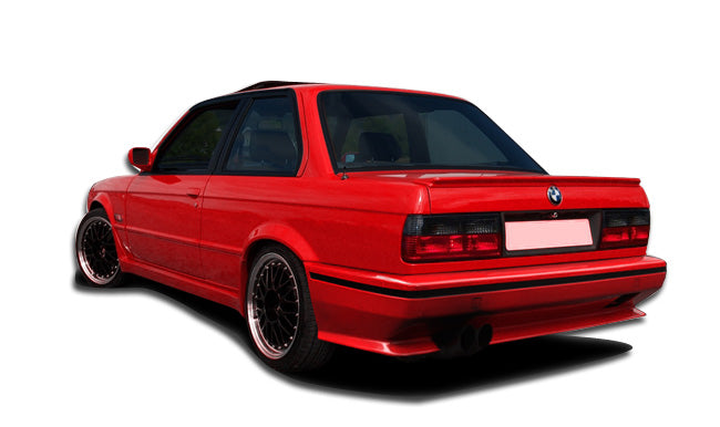 1984-1991 BMW 3 Series E30 2DR 4DR Duraflex Evo Look Rear Bumper Cover - 1 Piece