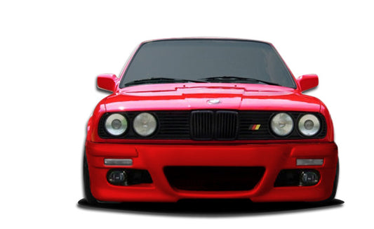 1984-1991 BMW 3 Series E30 2DR 4DR Duraflex M3 Look (E46 Look) Front Bumper Cover - 1 Piece