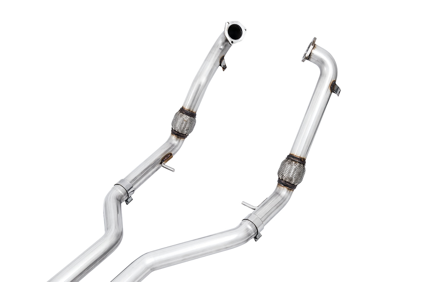 AWE Track Edition Exhaust for Audi B9 S4 - Non-Resonated - Chrome Silver 102mm Tips