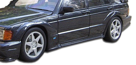 1984-1993 Mercedes 190 W201 Duraflex Evo 2 Wide Body Fender Flares - 6 Piece