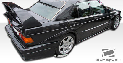 1984-1993 Mercedes 190 W201 Duraflex Evo 2 Wide Body Fender Flares - 6 Piece