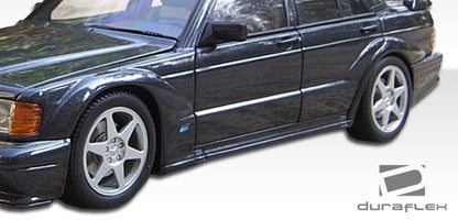 1984-1993 Mercedes 190 W201 Duraflex Evo 2 Wide Body Side Skirts Rocker Panels - 2 Piece